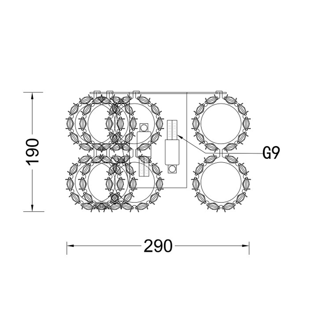 Бра с россыпью хрусталя Perfection of Diamonds Бра с россыпью хрусталя Perfection of Diamonds в Уфе