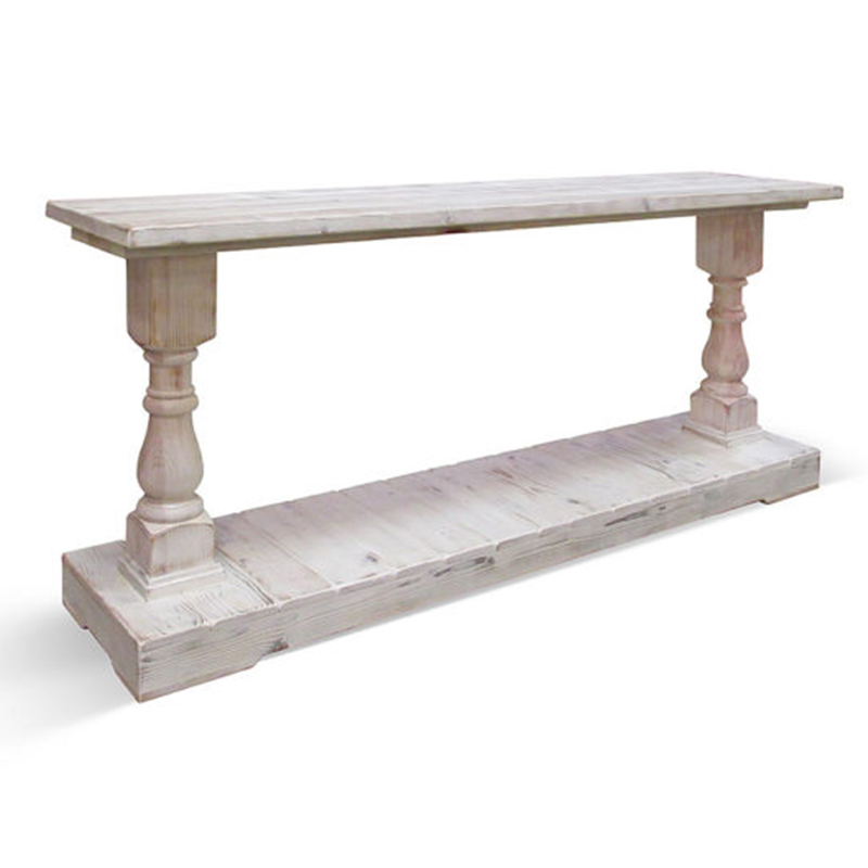 Консоль Oxford Washed Antique White Console Белый в Уфе | Loft Concept 