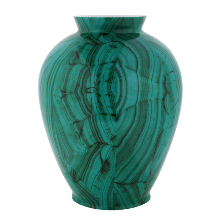 Ваза Malachite Vase barrel Малахит в Уфе | Loft Concept 