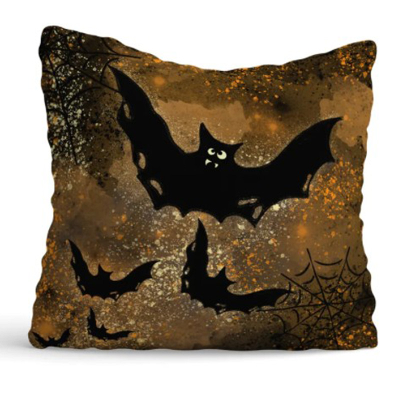 Подушка Halloween Bat Черный Серый в Уфе | Loft Concept 