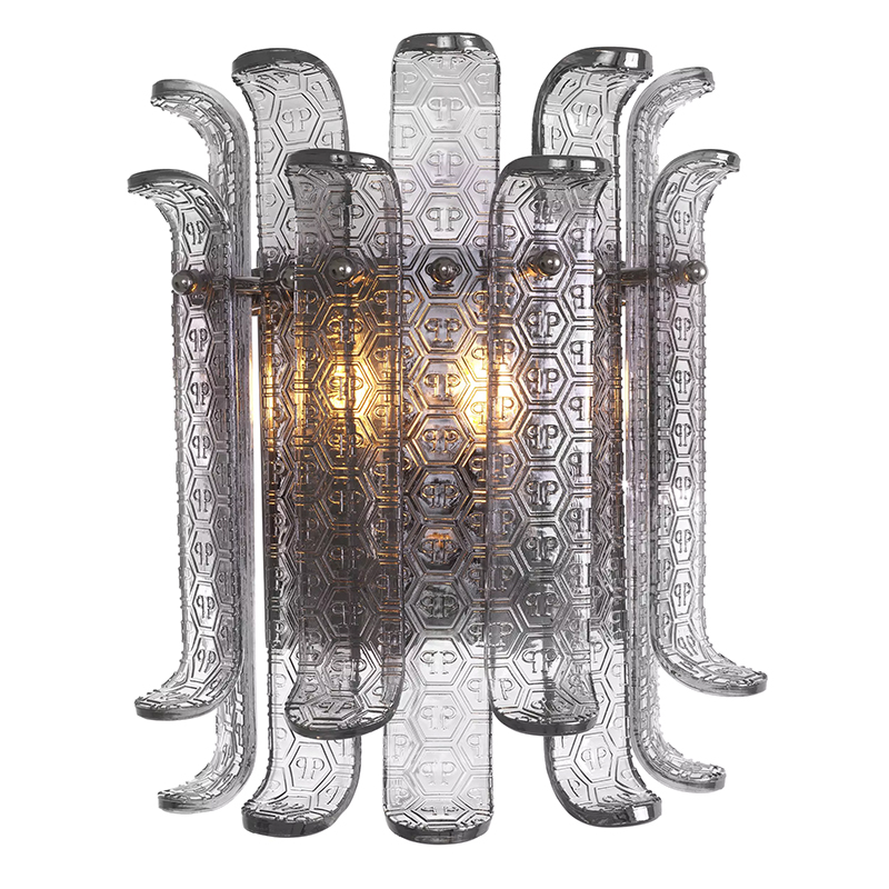 Бра Philipp Plein Wall Lamp Rodeo Drive Серый в Уфе | Loft Concept 