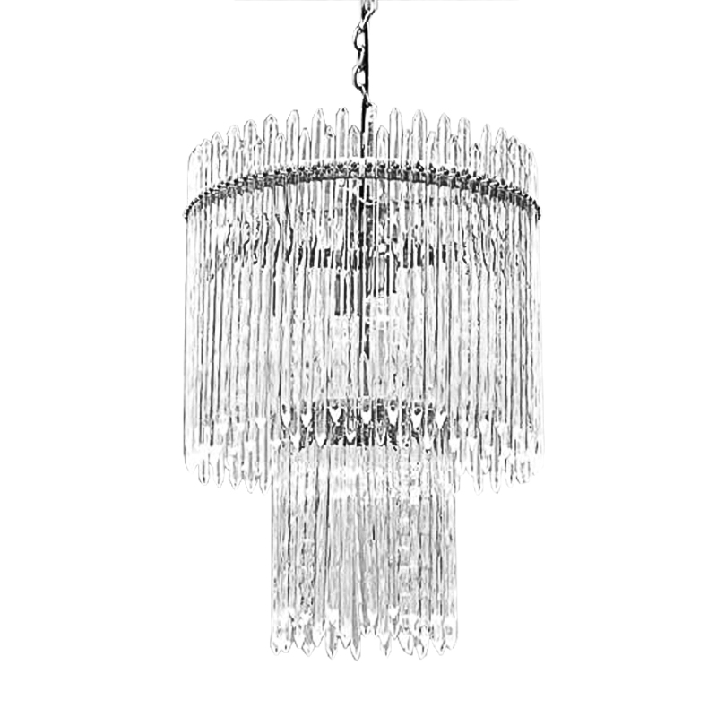 Люстра Icicles Chandeliers Хром Прозрачный в Уфе | Loft Concept 