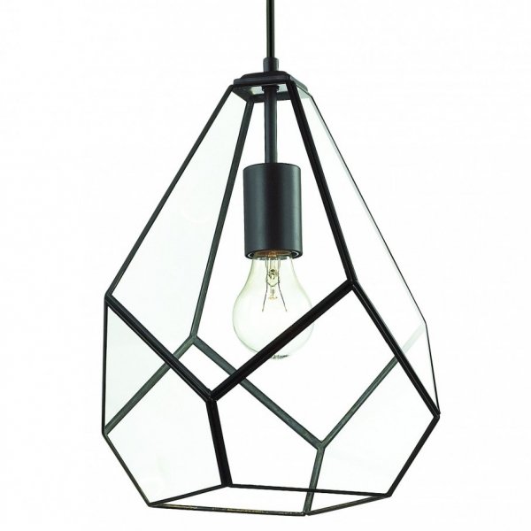 Подвесной светильник Geometry Glass Light Pendant Transparent Прозрачный в Уфе | Loft Concept 