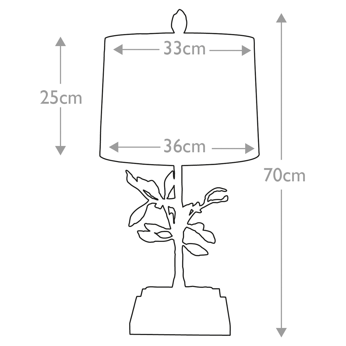Настольная лампа с кремовым льняным цилиндрическим абажуром и ножкой в форме золотистой ветки Gilded Nola в Уфе