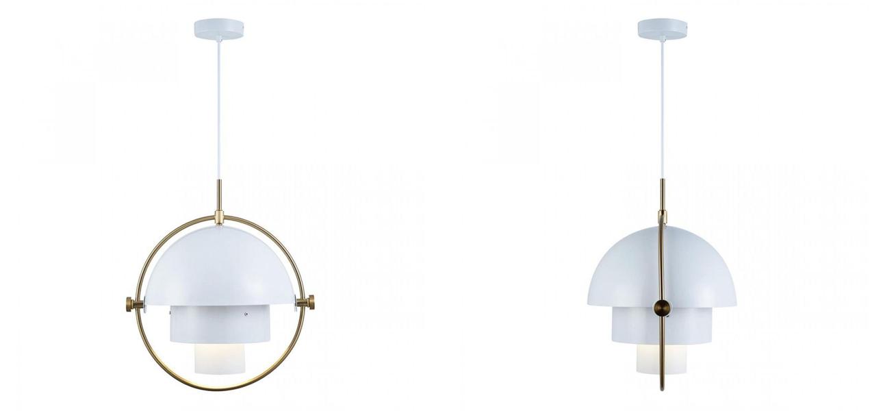 Подвесной светильник Louis Weisdorff White диаметр 38 - фото №1