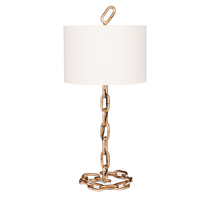 Настольная лампа Camryn Table Lamp Золотой Белый в Уфе | Loft Concept 