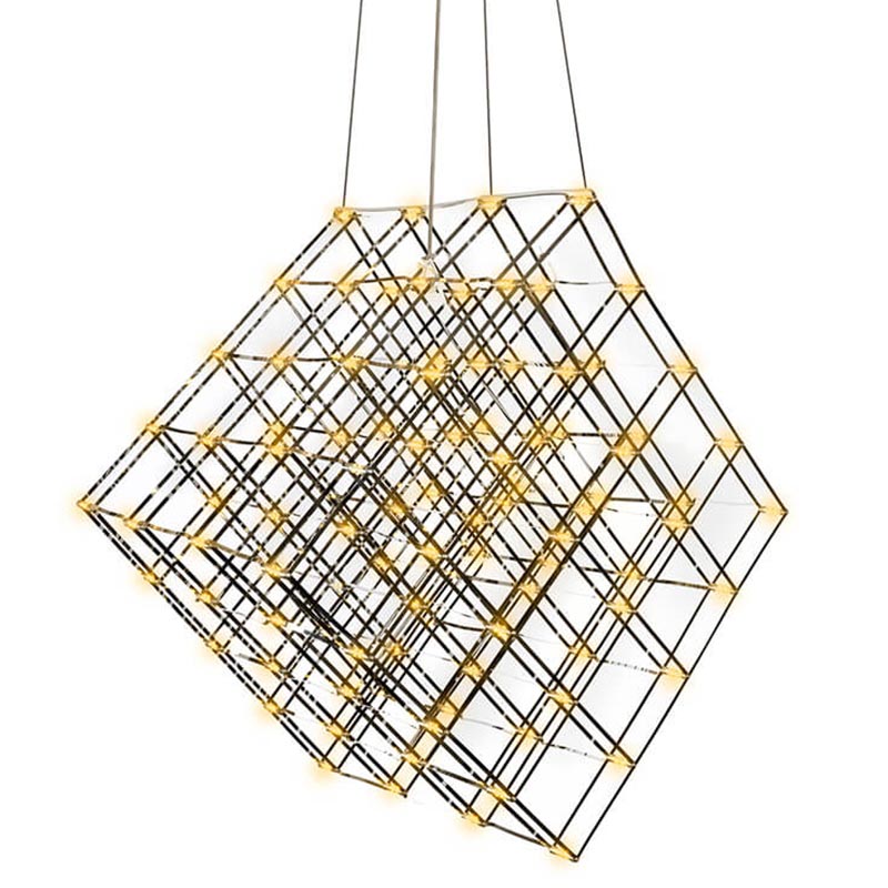 Люстра Moooi Tesseract Yellow lamp L Хром в Уфе | Loft Concept 