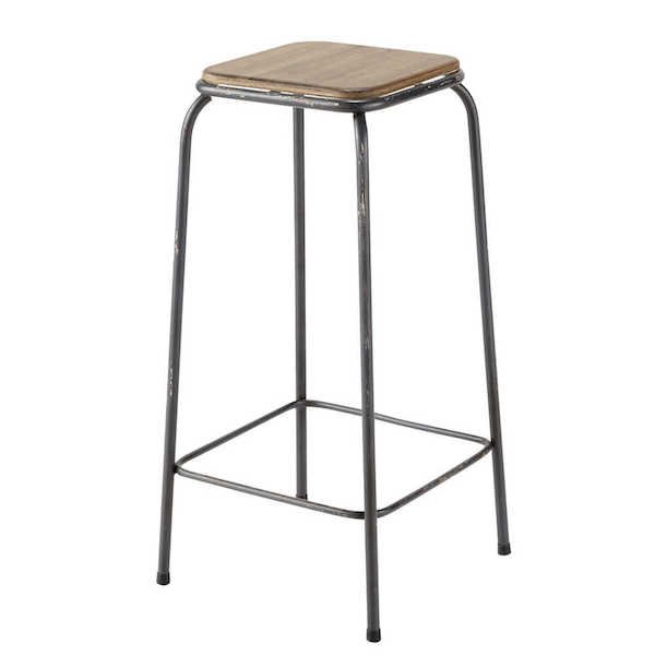 Барный стул Industrial Metal Rust Kraft Barstool Коричневый Сталь в Уфе | Loft Concept 