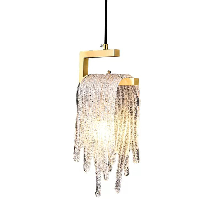 Подвесной светильник Fused Glass Hanging lamp Золотой в Уфе | Loft Concept 