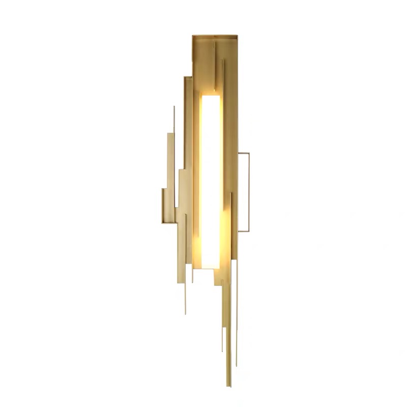 Бра Flowing Metal Sconce Золотой в Уфе | Loft Concept 