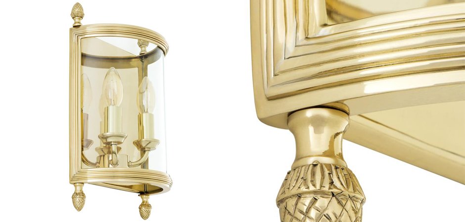 Бра Wall Lamp Lennon S Brass - Loft-Concept в Уфе