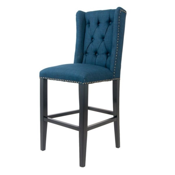 Стул French chairs Provence Barton Blue Chair Черный Синий в Уфе | Loft Concept 