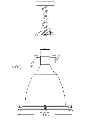 Светильник Copper Industrial Pendant Light Postapokalipsis в Уфе