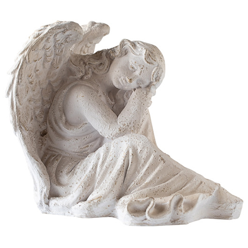 Статуэтка Angel Sitting Provence Statuette Белый в Уфе | Loft Concept 