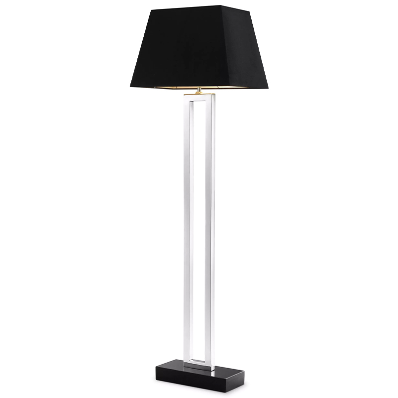 Торшер Eichholtz Floor Lamp Arlington Черный Никель в Уфе | Loft Concept 