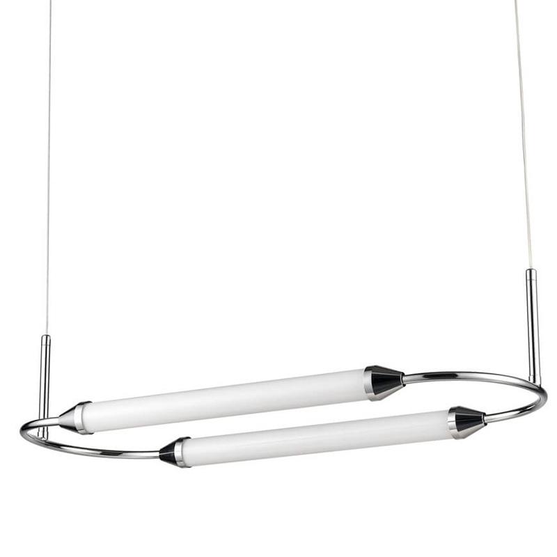 Подвесной светильник Giopato & Coombes CIRQUE Pendant Ellipse Horizontal Chrome Хром в Уфе | Loft Concept 