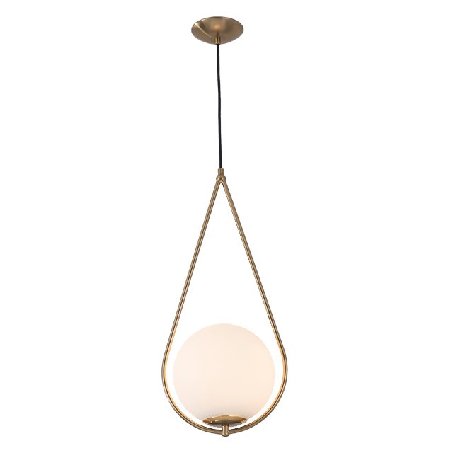 Люстра CORDA PENDANT LAMP Черный Латунь Белый в Уфе | Loft Concept 