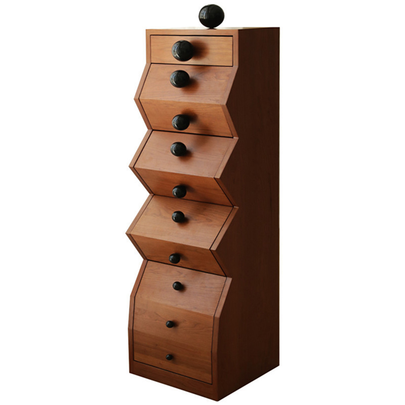 Комод Garton Wooden Forms Chest Of Drawers Коричневый Черный в Уфе | Loft Concept 