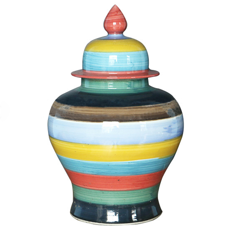 Ваза Colored Stripes Rainbow Vase Мульти в Уфе | Loft Concept 