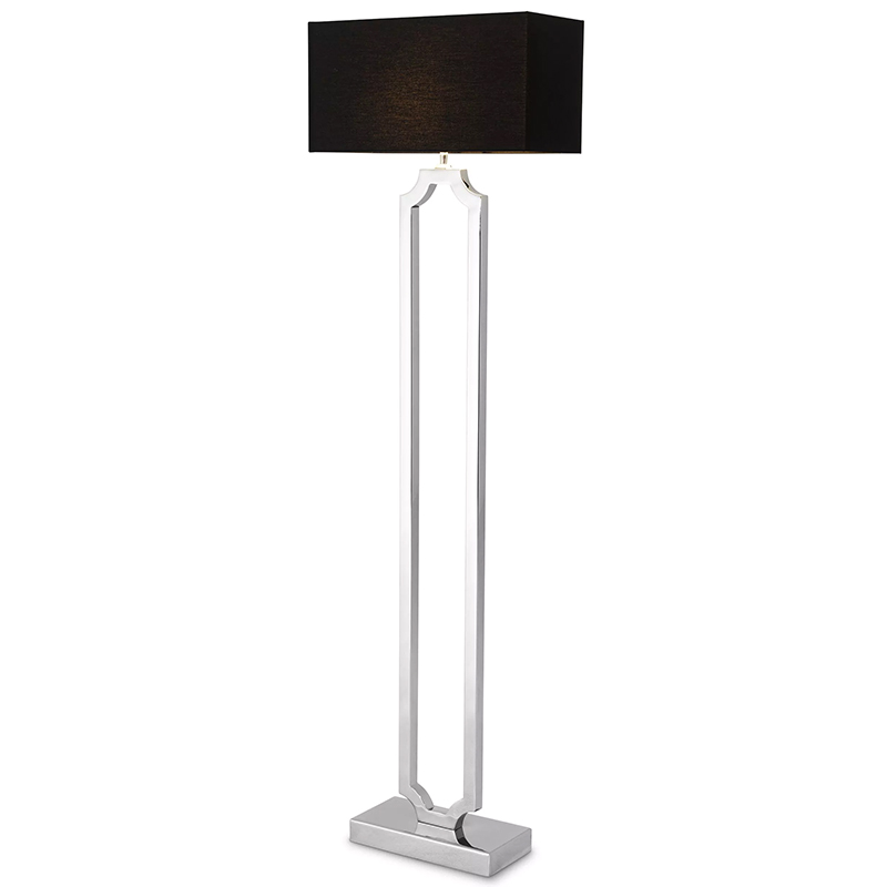 Торшер Eichholtz Floor Lamp Sterlington Никель Черный в Уфе | Loft Concept 