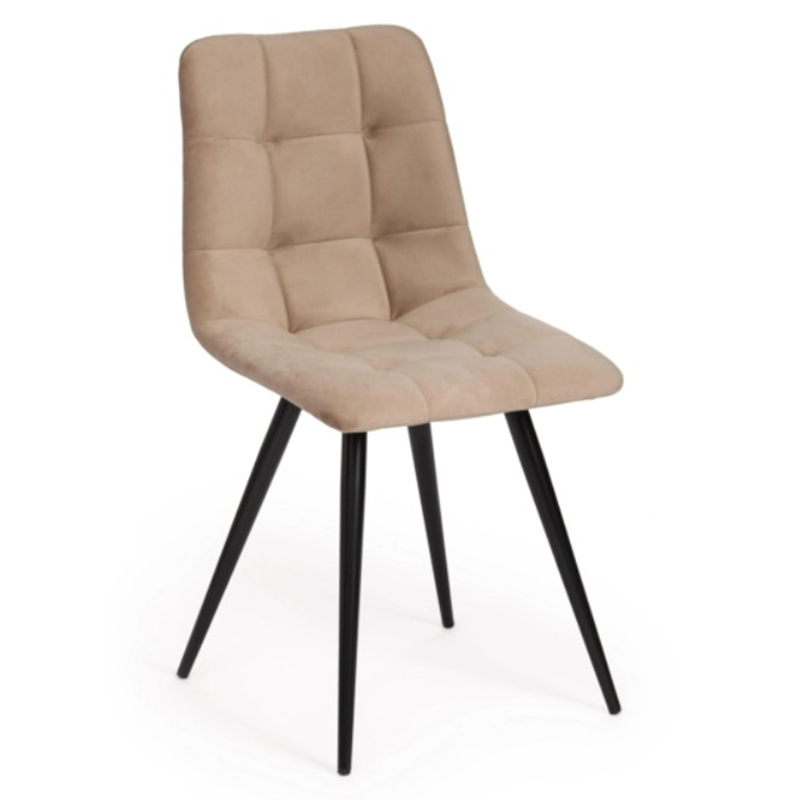 Стул Nancy Beige Chair Бежевый Черный в Уфе | Loft Concept 