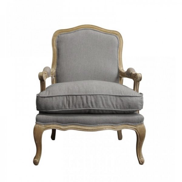 Кресло French Provence ArmChair Shebbi Grey  в Уфе | Loft Concept 