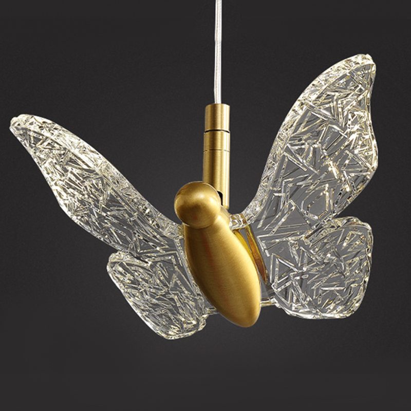 Butterfly Pendant Lamp H Прозрачный Латунь в Уфе | Loft Concept 