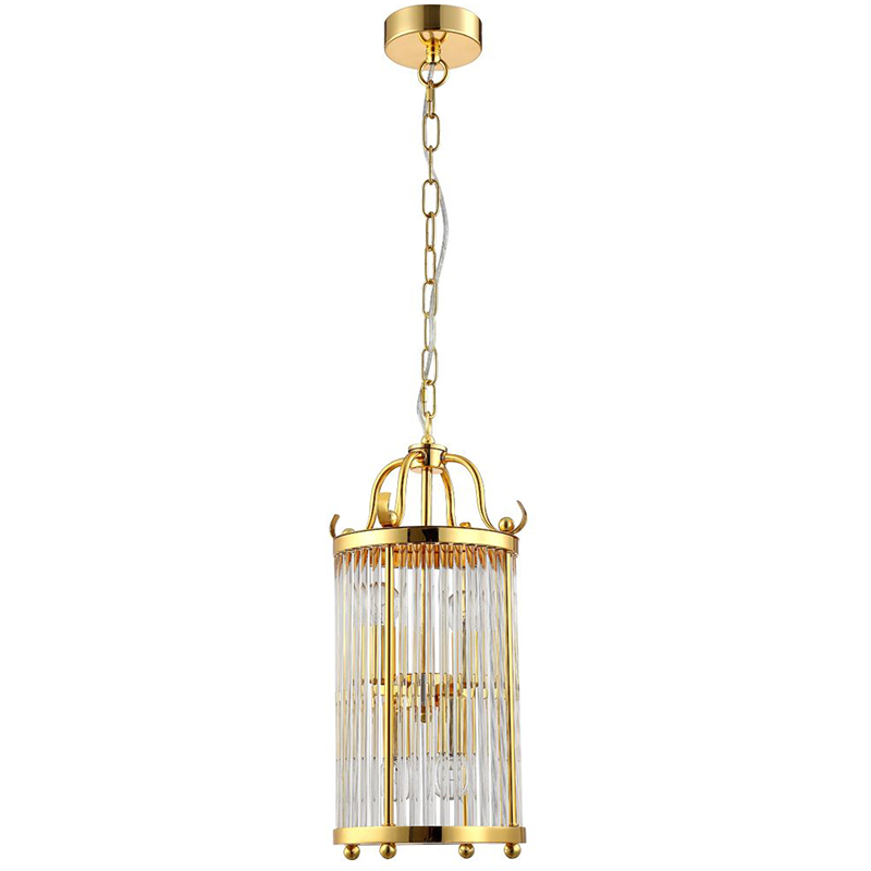 Подвесной светильник Gorden Gold Hanging Lamp Золотой Прозрачное Стекло в Уфе | Loft Concept 