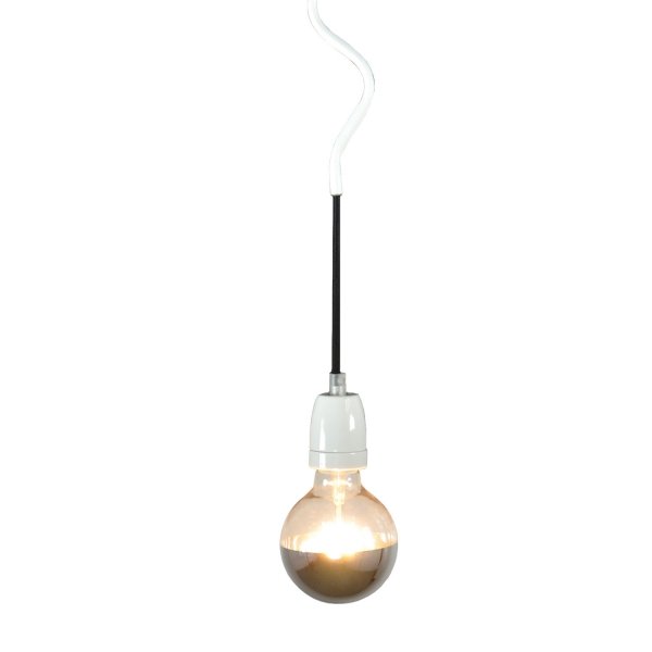 Подвесной светильник Spinner Bulb White Белый в Уфе | Loft Concept 