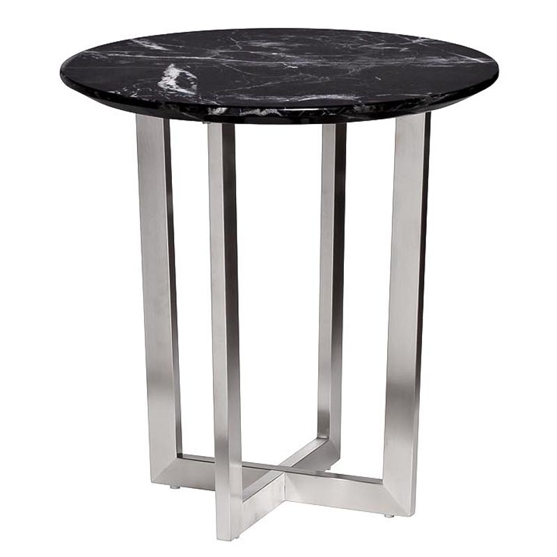 Приставной стол Adamson Side Table Серебряный в Уфе | Loft Concept 