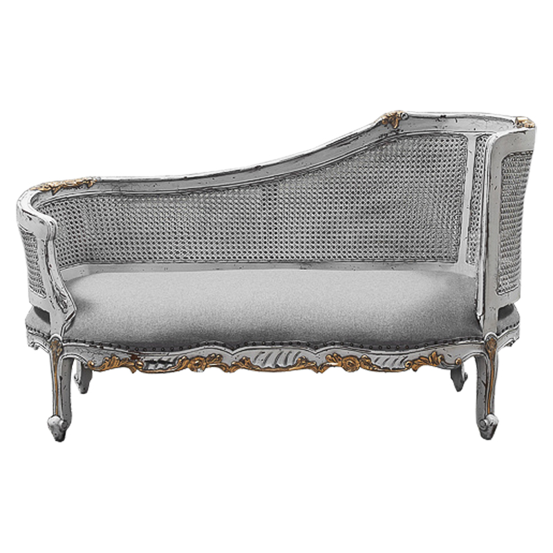 Кушетка Maria Antoinette Side Sofa Gray Серый в Уфе | Loft Concept 