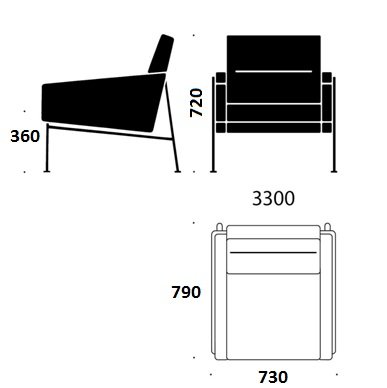 Кресло 3300 series Easy chair в Уфе