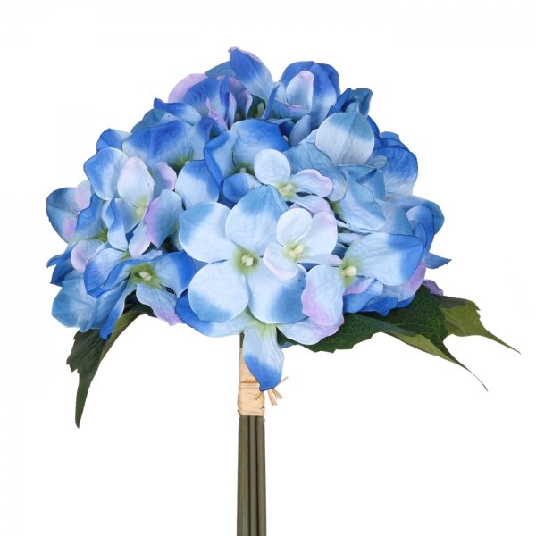 Декоративный искусственный цветок Blue Hydrangea Синий Зеленый в Уфе | Loft Concept 