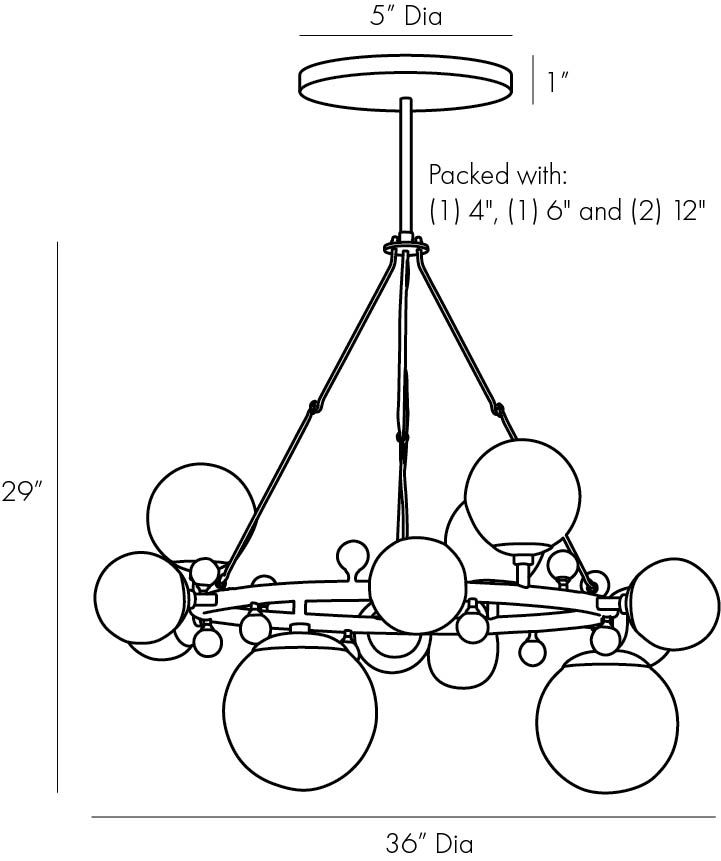 Люстра Arteriors TROON ROUND CHANDELIER в Уфе