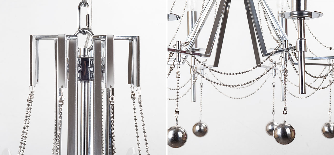 Дизайнерская Люстра Annette silver - фото