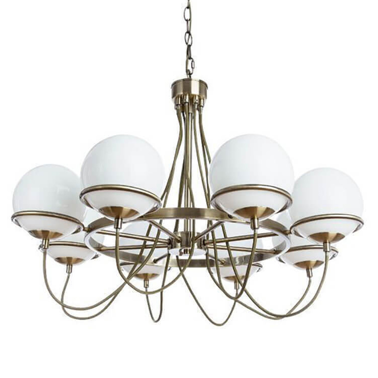 Люстра Melissa Chandelier Bronze Бронза Белый в Уфе | Loft Concept 