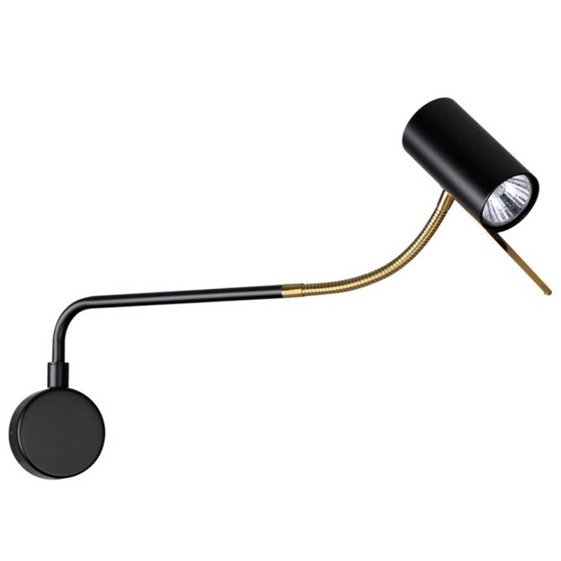 Гибкое бра Trumpet Wall Lamp Брозна Бронза Черный в Уфе | Loft Concept 