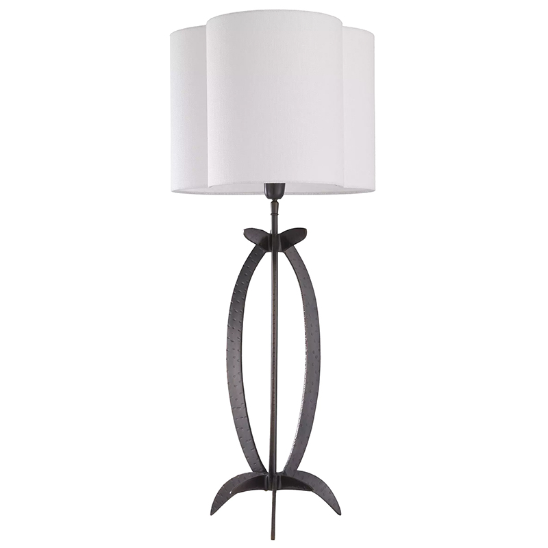 Настольная лампа Eichholtz Table Lamp Luciano Черный Белый в Уфе | Loft Concept 