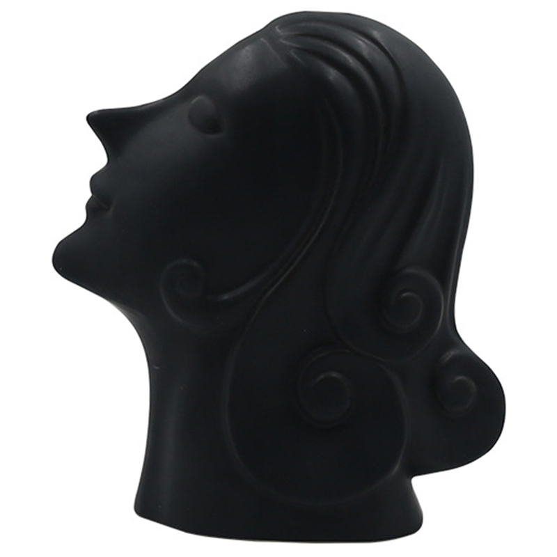 Статуэтка Side Profile Black Statuette Черный в Уфе | Loft Concept 