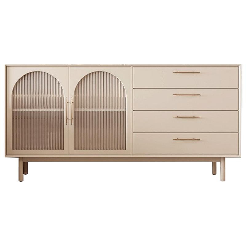 Комод Trystan Arch Chest of Drawers Бежевый Золотой в Уфе | Loft Concept 