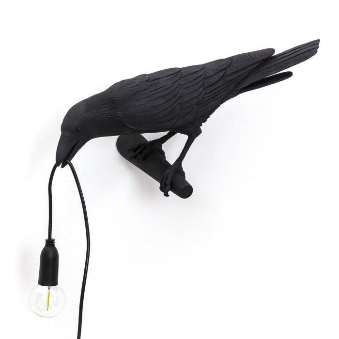 Бра Seletti Bird Lamp Black Looking Черный в Уфе | Loft Concept 