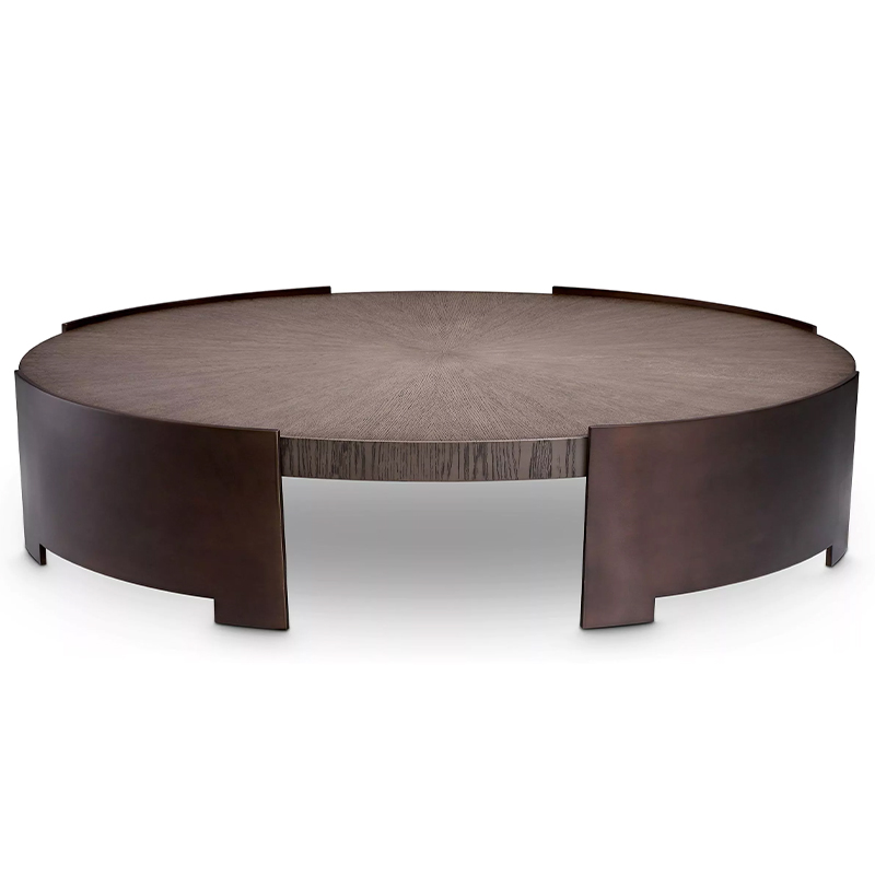 Кофейный стол Eichholtz Coffee Table Quinto Коричневый Темная бронза винтаж в Уфе | Loft Concept 