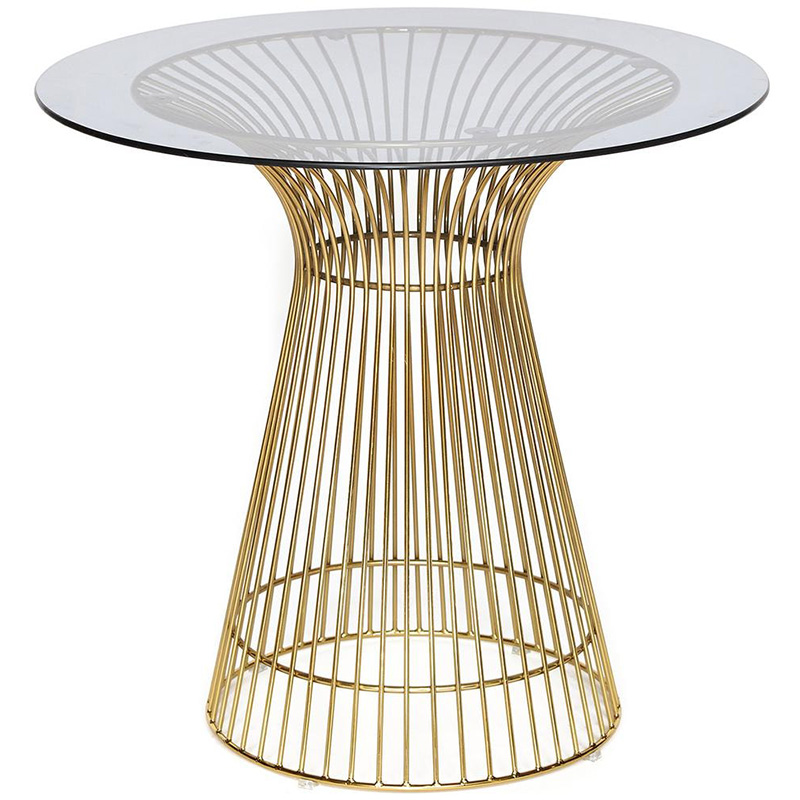 Обеденный стол Platner table gold Золотой Прозрачный в Уфе | Loft Concept 