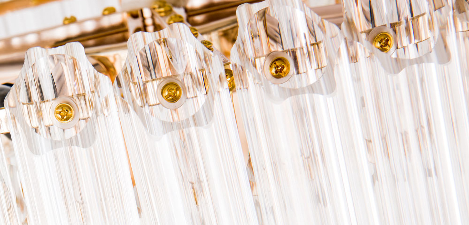 Люстра Hexagon Tube Light Crystal Chandelier - фото