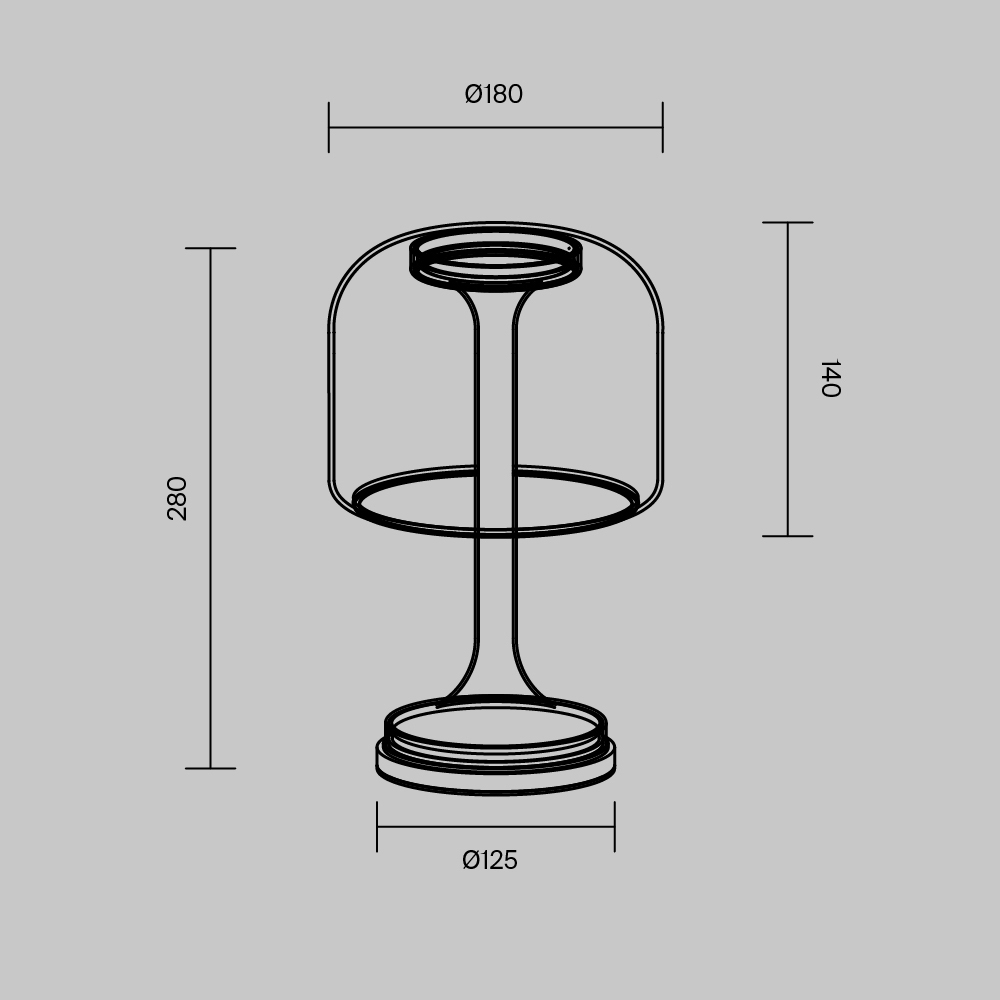 Настольный светильник Spirito 3000К 13Вт в Уфе