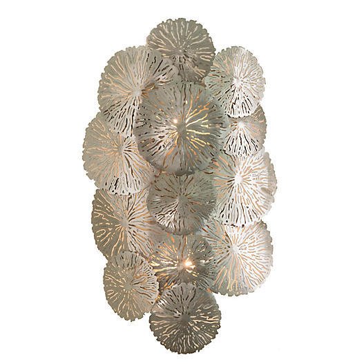 Бра Lily Pad Wall Sconce Nickel Серебряный в Уфе | Loft Concept 