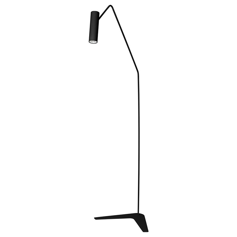 Торшер Tibo Trumpet Floor Lamp black Черный в Уфе | Loft Concept 