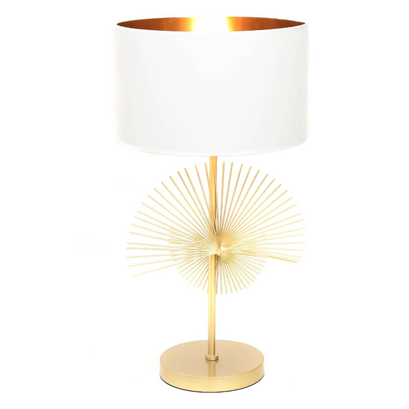 Настольная лампа Genoveva Table lamp white Белый Золотой в Уфе | Loft Concept 