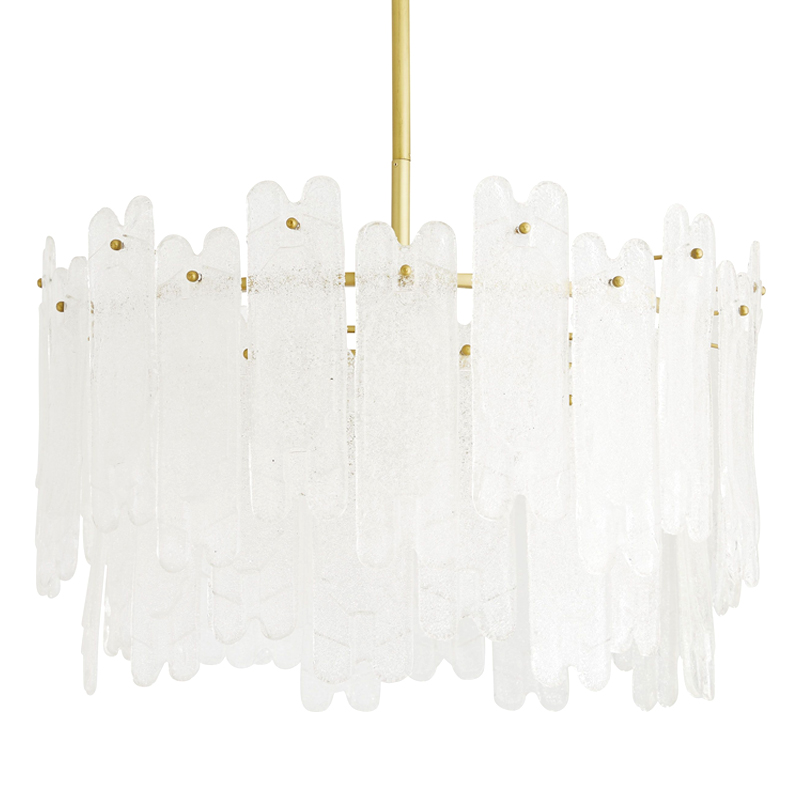 Люстра Arteriors MUGLER CHANDELIER Золотой Белый в Уфе | Loft Concept 