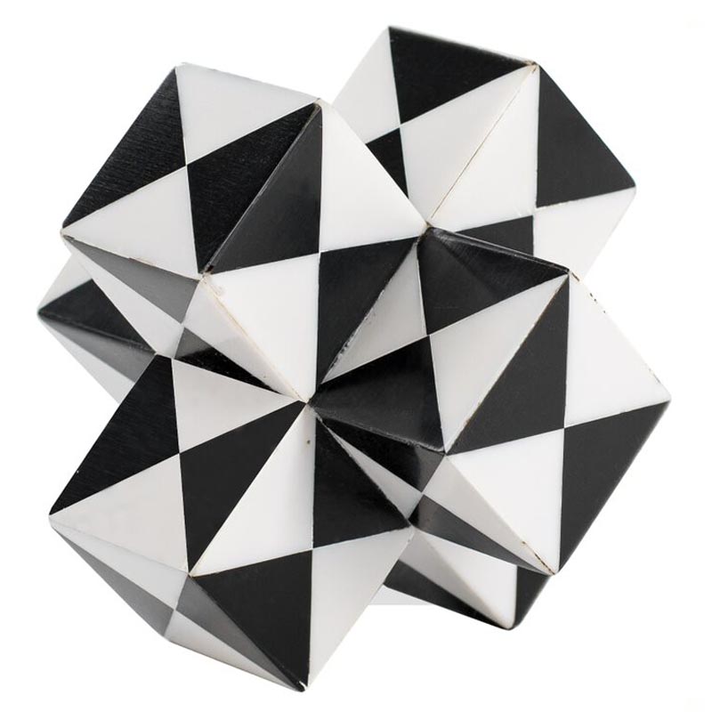 Статуэтка Geometric Figure black and white Черный Белый в Уфе | Loft Concept 